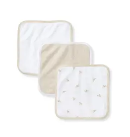 509 Broadway Golden Bee Knit Wash Cloth Set