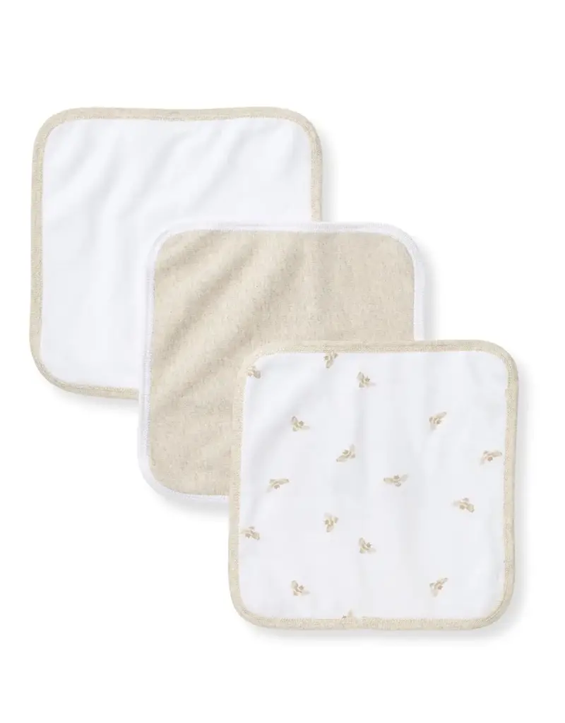 509 Broadway Golden Bee Knit Wash Cloth Set