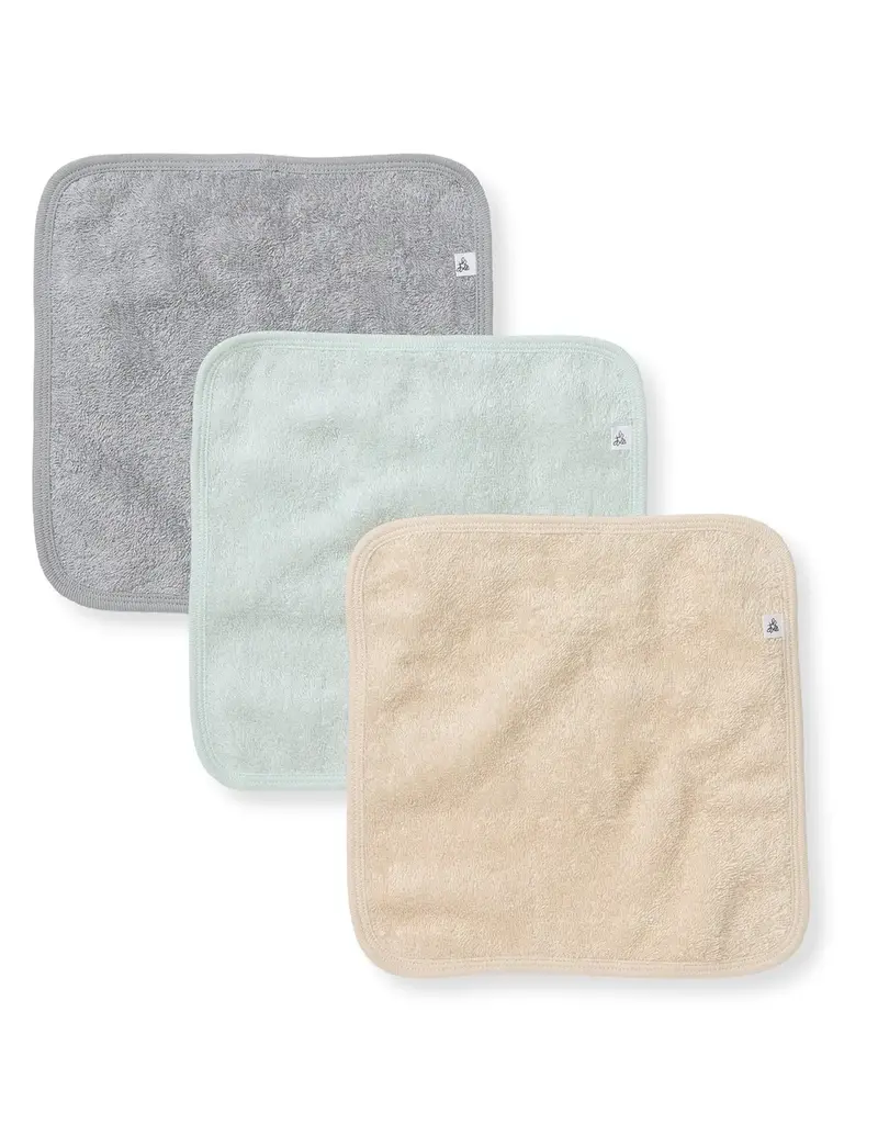 509 Broadway Solid Terry Wash Cloth Set