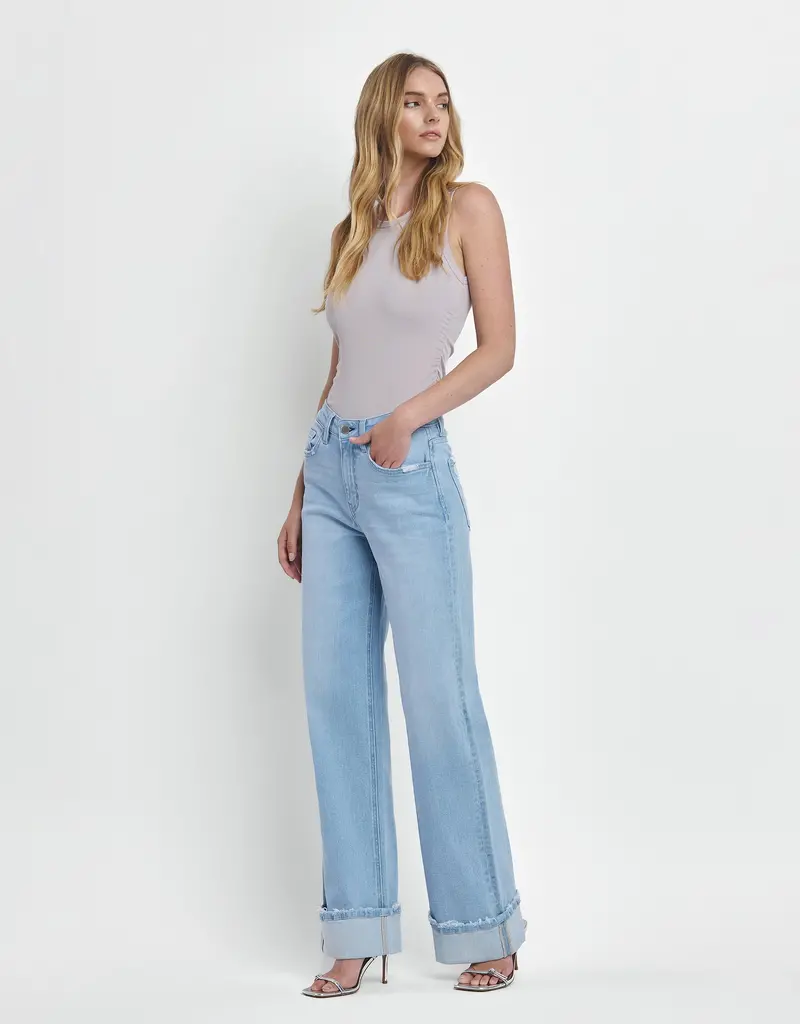 509 Broadway Super High Cuffed Baggy Leg