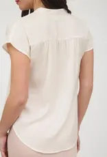 509 Broadway Drop Shoulder Button Front Blouse