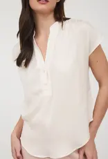509 Broadway Drop Shoulder Button Front Blouse
