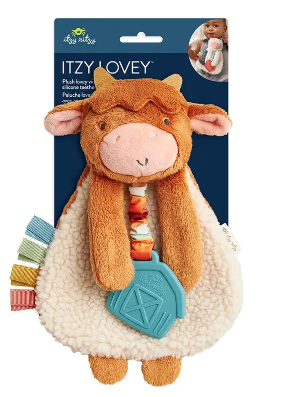 Itzy Ritzy Highland Cow Itzy Friends Lovey™ Plush