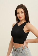 509 Broadway Ribbed Seamless Tank Bralette