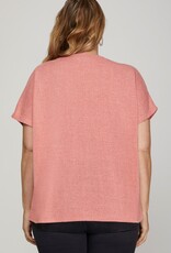 509 Broadway Plus Drop Sleeve Knit Top