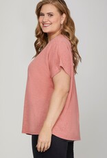 509 Broadway Plus Drop Sleeve Knit Top