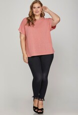 509 Broadway Plus Drop Sleeve Knit Top