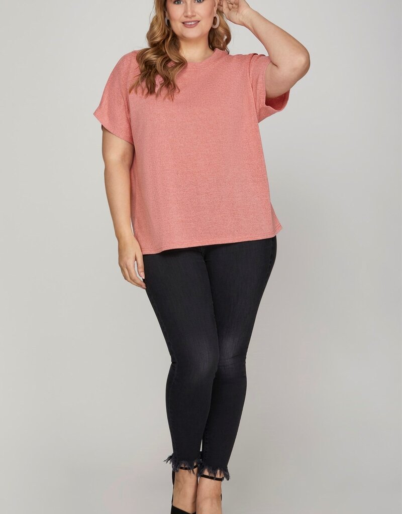 509 Broadway Plus Drop Sleeve Knit Top