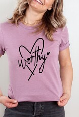 509 Broadway Worthy Heart Easter Graphic Tee