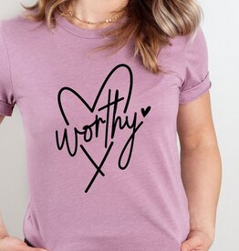 509 Broadway Worthy Heart Easter Graphic Tee