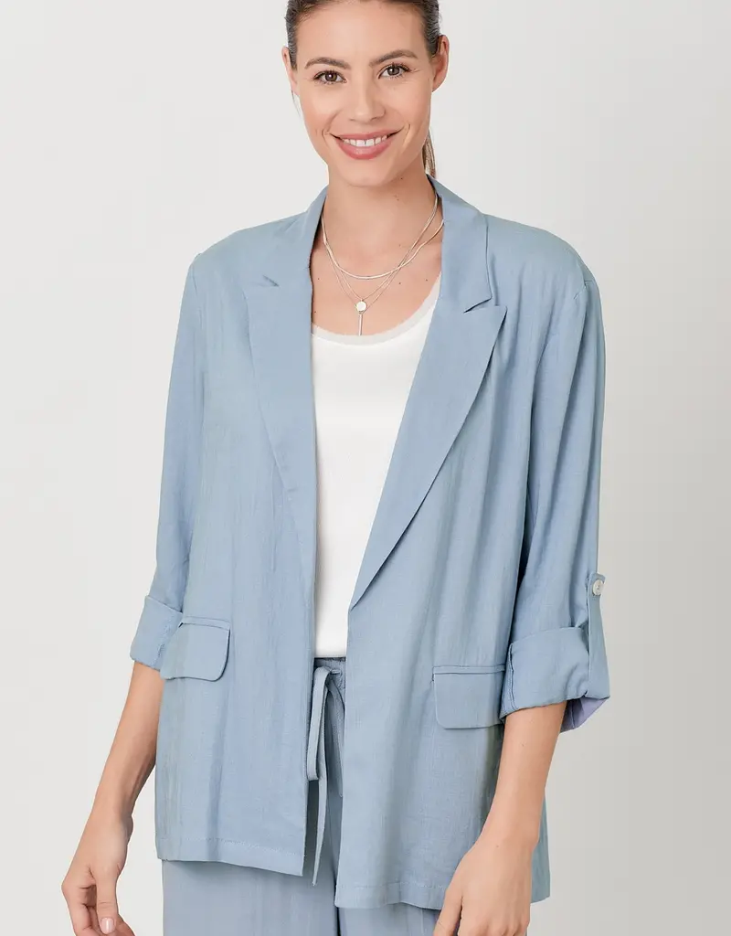 509 Broadway Rolled Up Sleeve Blazer