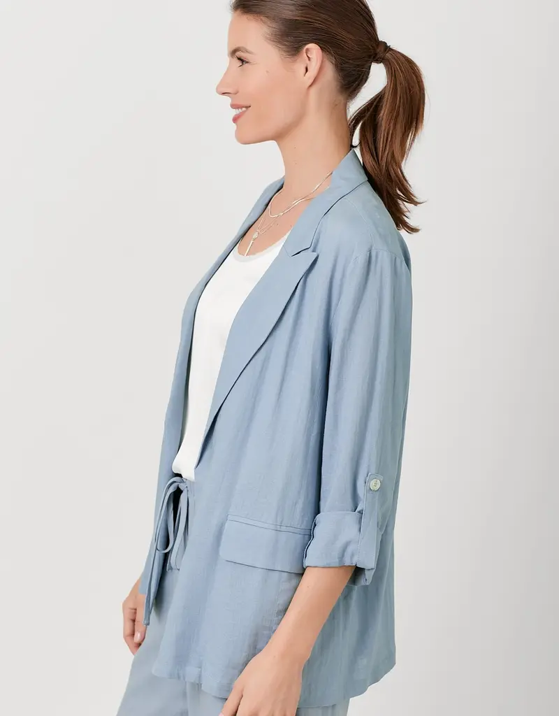 509 Broadway Rolled Up Sleeve Blazer