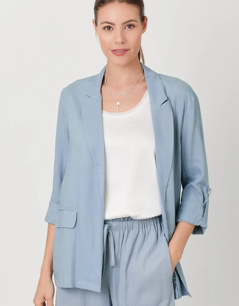 509 Broadway Rolled Up Sleeve Blazer