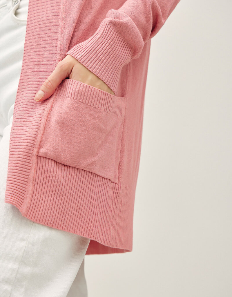 509 Broadway Knit Open Front Cardi