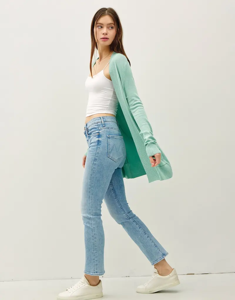 509 Broadway Knit Open Front Cardi