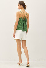 509 Broadway Flowy Cut Floral Tank Top