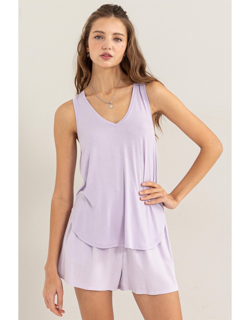 509 Broadway V-Neck Tank Top