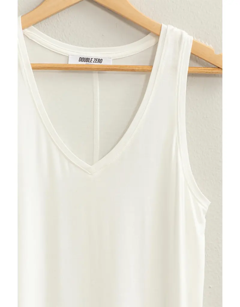 509 Broadway V-Neck Tank Top