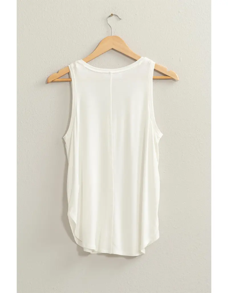 509 Broadway V-Neck Tank Top