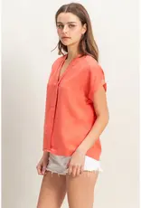 509 Broadway Collar Short Sleeve Basic