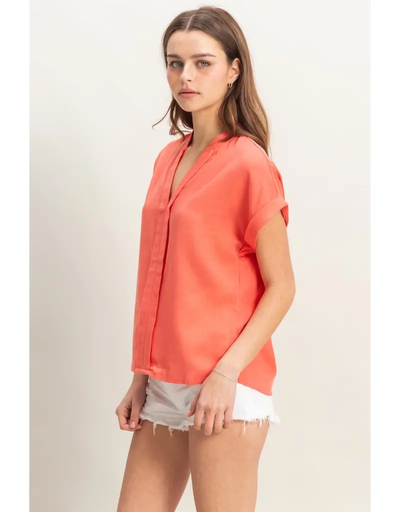 509 Broadway Collar Short Sleeve Basic