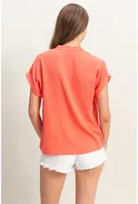 509 Broadway Collar Short Sleeve Basic