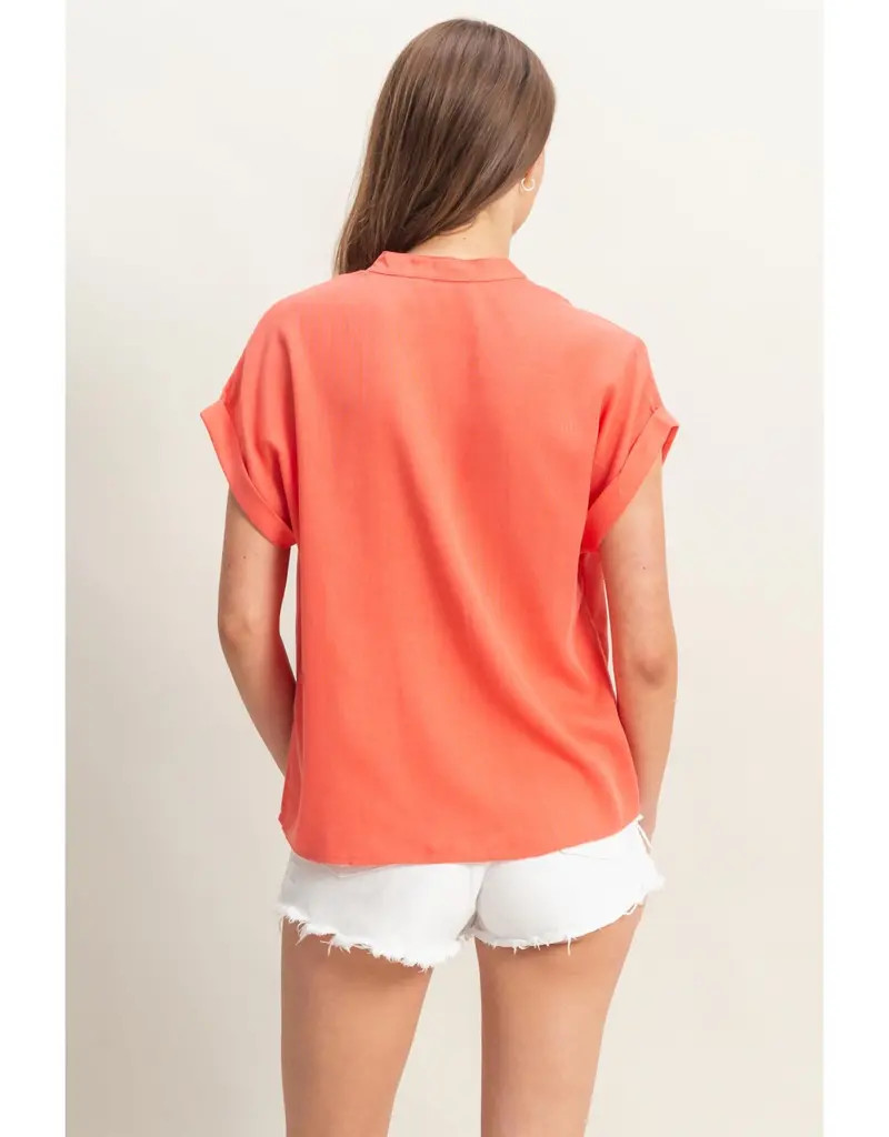509 Broadway Collar Short Sleeve Basic