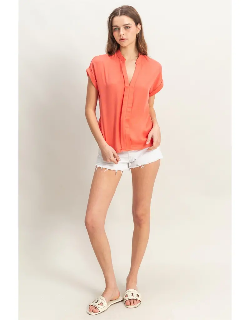 509 Broadway Collar Short Sleeve Basic