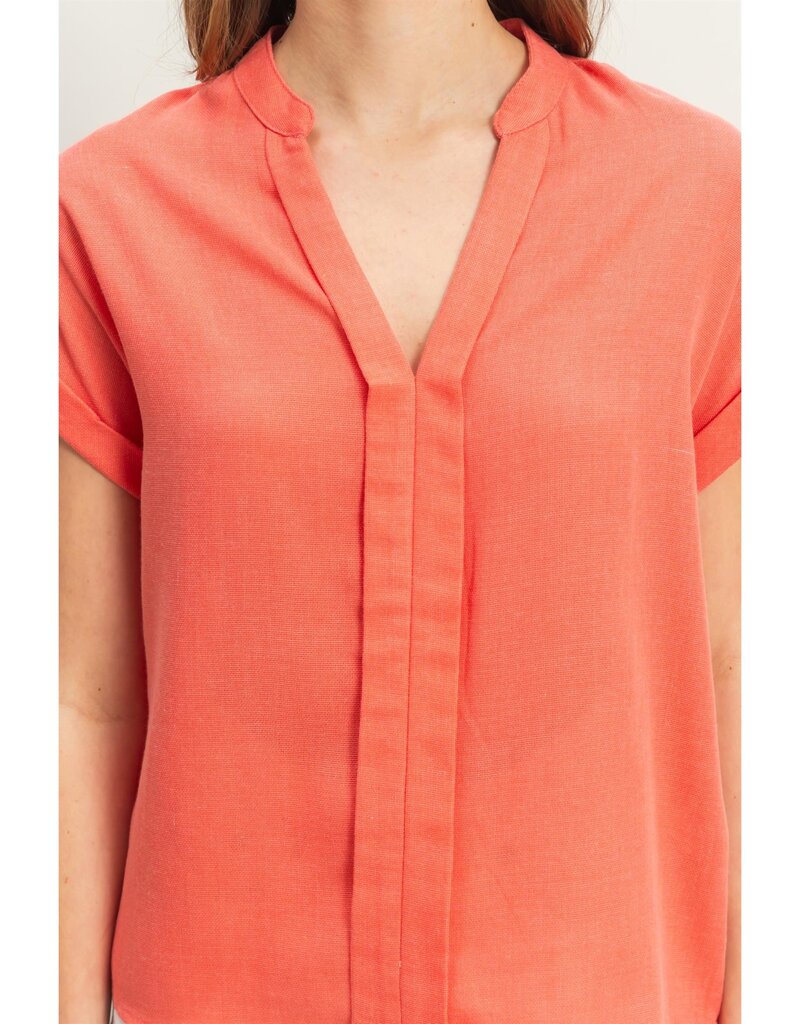 509 Broadway Collar Short Sleeve Basic