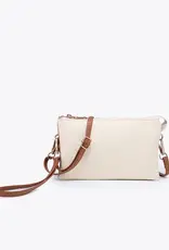 509 Broadway Riley Micro Straw 3 Compartment Crossbody/Wristlet