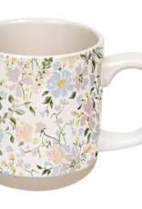 509 Broadway Floral Stoneware Coffee Mug