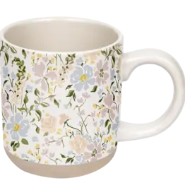 509 Broadway Floral Stoneware Coffee Mug