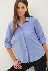 509 Broadway Tencel Long Sleeve Pocket Top
