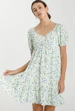 509 Broadway Floral Print Baby Doll Dress