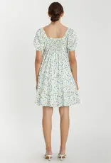 509 Broadway Floral Print Baby Doll Dress