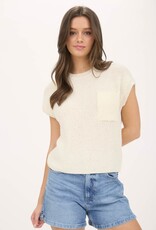 509 Broadway Crewneck Short Sleeve Batwing Sweater