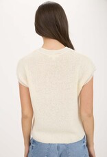 509 Broadway Crewneck Short Sleeve Batwing Sweater