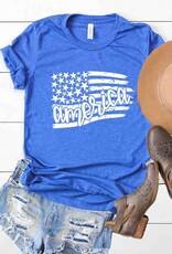 509 Broadway America Flag Stars/Stripe Tee