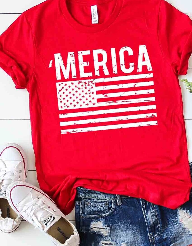 509 Broadway ‘Merica Flag Tee