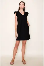 509 Broadway Solid Shift Midi Dress