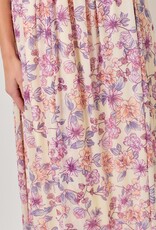 509 Broadway Criss Cross Back Pleating Dress