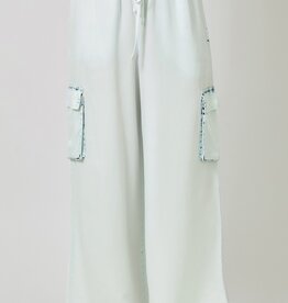 509 Broadway Tencel Wide Leg Cargo Pant