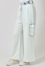 509 Broadway Tencel Wide Leg Cargo Pant