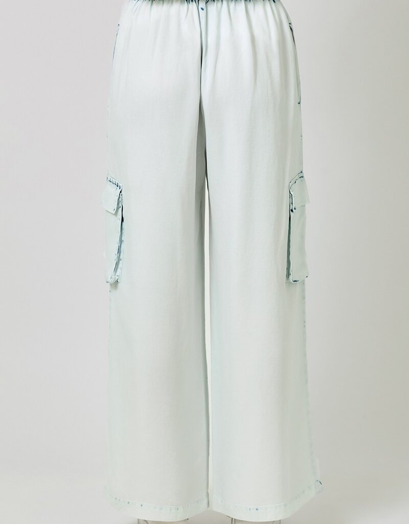 509 Broadway Tencel Wide Leg Cargo Pant