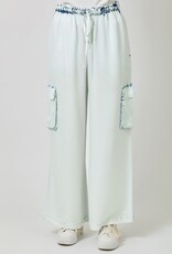 509 Broadway Tencel Wide Leg Cargo Pant