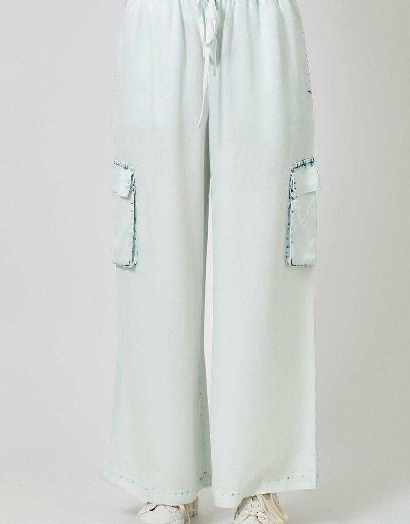 509 Broadway Tencel Wide Leg Cargo Pant