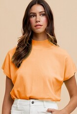 509 Broadway Mock Neck Sweater