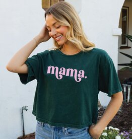509 Broadway Mama Puff Cropped Tee