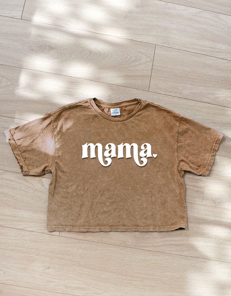 509 Broadway Mama Puff Cropped Tee