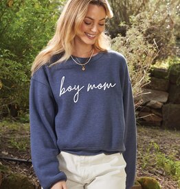 509 Broadway Boy Mom  Puff Mid Sweatshirt